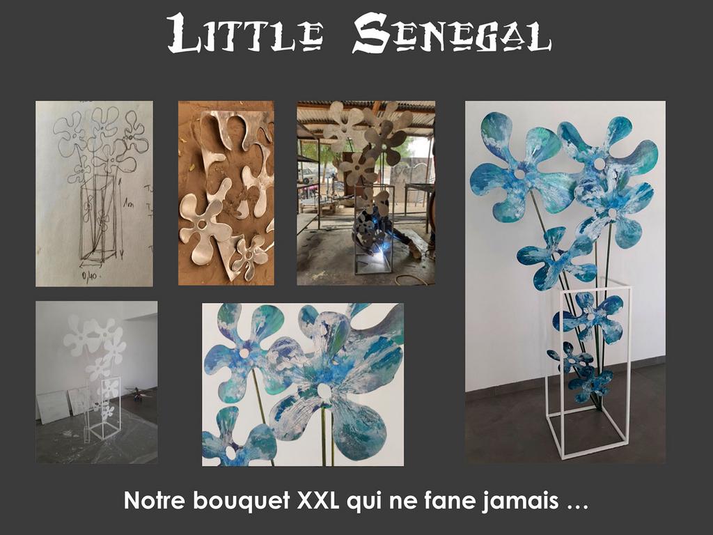 Bouquets de fleurs de Little Sénégal, Saly.